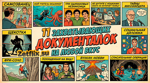 По настроению: 11 захватывающих документалок на любой вкус